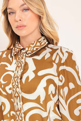 Amalfi Coast Woven Shirt | Boutique In USA, TOPS, $ 60.00, A Moment Of Now™