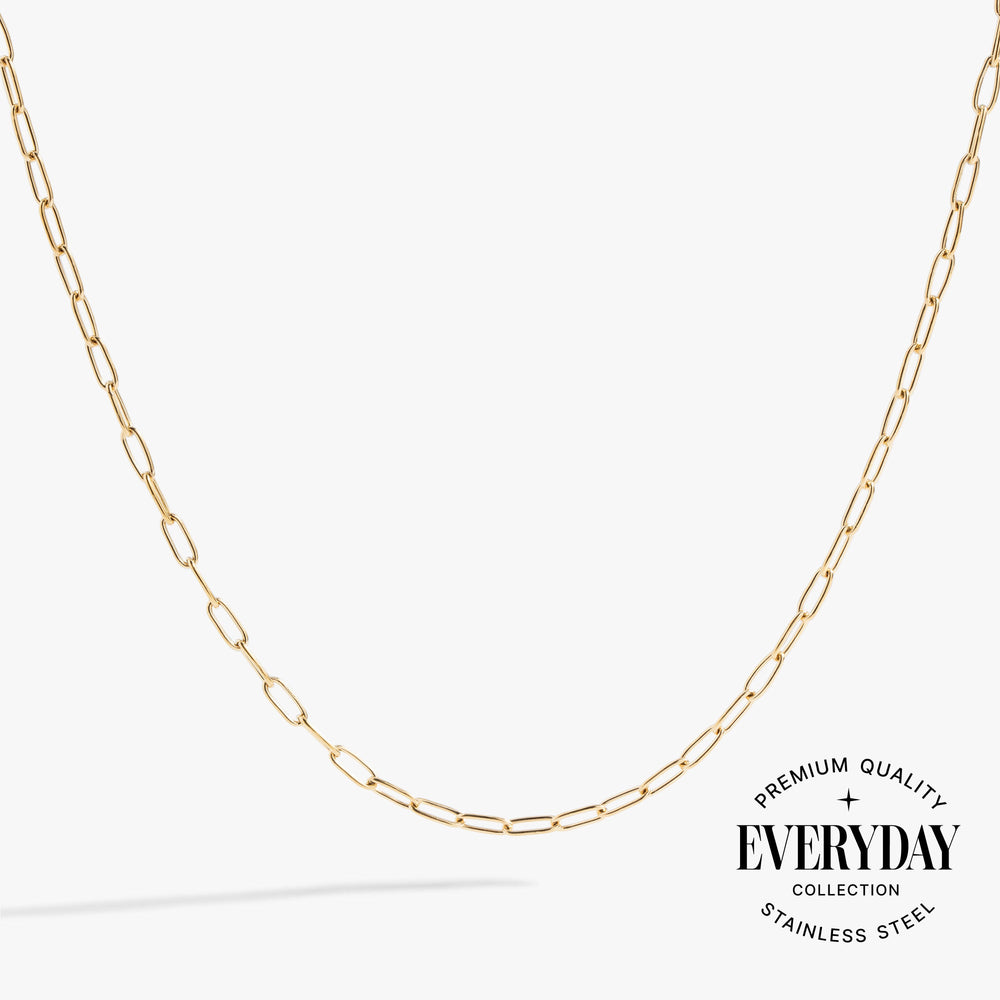 Paperclip Charm & Layering Necklace, Necklaces, $ 38.00, A Moment Of Now™
