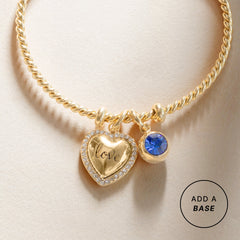 Love Pave Heart Interchangeable Charm, Charms & Pendants, $ 18.00, A Moment Of Now™