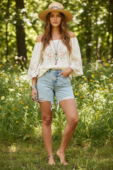 Judy Blue High-Waisted Rigid Magic Dad Shorts | Light Denim, Shorts, $ 60.00, A Moment Of Now™