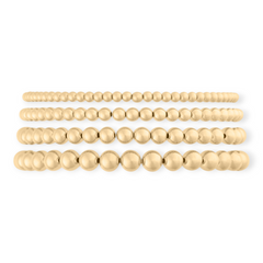 juno bracelet four stack (3+4+5+6mm), Bracelets, $ 262.00, A Moment Of Now™