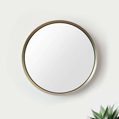 Kendrick Glass Round Mirror