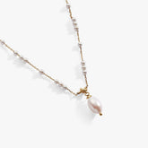 Mother of Pearl Beaded Necklace, Necklaces, $ 59.90, A Moment Of Now™