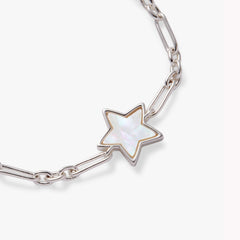 Star Mother of Pearl Adjustable Bracelet, Bracelets, $ 18.90, A Moment Of Now™