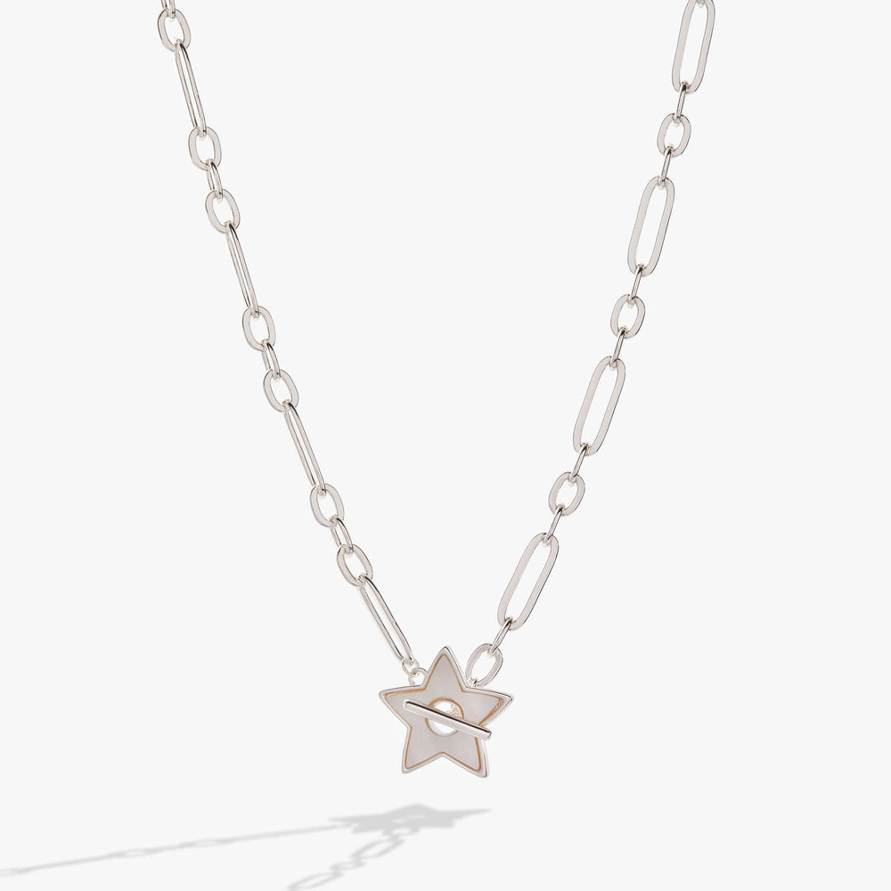 Star Mother of Pearl Toggle Necklace, Necklaces, $ 23.90, A Moment Of Now™
