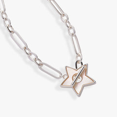 Star Mother of Pearl Toggle Necklace, Necklaces, $ 23.90, A Moment Of Now™