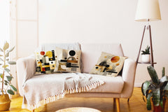 Mid-century Modern Geometry Throw Pillow Cushion | Boutique In USA, Throw Pillows, $ 55.00, A Moment Of Now™