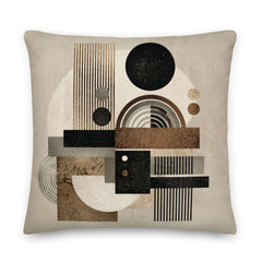 Mid-century Modern Geometry Throw Pillow Cushion | Boutique In USA, Throw Pillows, $ 55.00, A Moment Of Now™