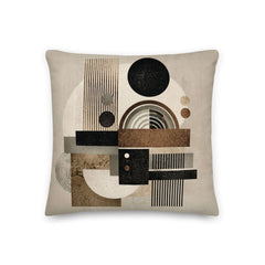 Mid-century Modern Geometry Throw Pillow Cushion | Boutique In USA, Throw Pillows, $ 55.00, A Moment Of Now™