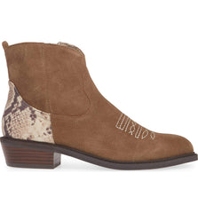 Montrose Natural Snake Skin Leather Booties | Boutique In USA, Shoes, $ 80.00, A Moment Of Now™