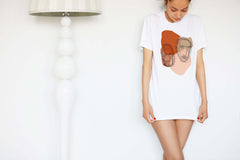 Multiple Faces Abstract Drawing Line Art Unisex T-shirt Tee, T-shirts, $ 44.50, A Moment Of Now™