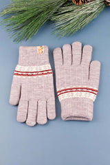 Nordic Accent Touch Gloves - Stylish & Warm, Gloves, $ 19.00, A Moment Of Now™