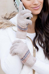 Nordic Accent Touch Gloves - Stylish & Warm, Gloves, $ 19.00, A Moment Of Now™