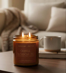 Orange Blossom + Fig 12oz Soy Candle | Luxury Home Fragrance, Candle, $ 35.00, A Moment Of Now™