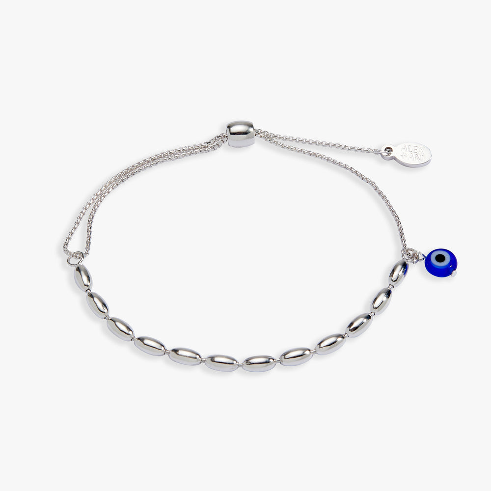 Evil Eye Pull Chain Bracelet, Bracelets, $ 88.00, A Moment Of Now™
