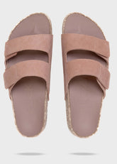 Riviera Leather Eva Sandals - Blushed