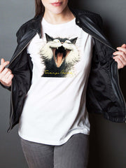 Savage Cat Vibes T-Shirt | Bold Graphic Streetwear, T-shirts, $ 24.50, A Moment Of Now™