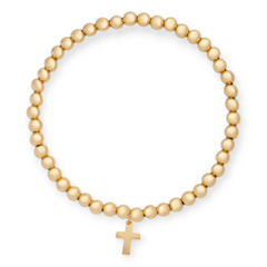 Cross Juno Bracelet 4mm | 14K Gold Filled Cross Charm, Bracelets, $ 60.00, A Moment Of Now™
