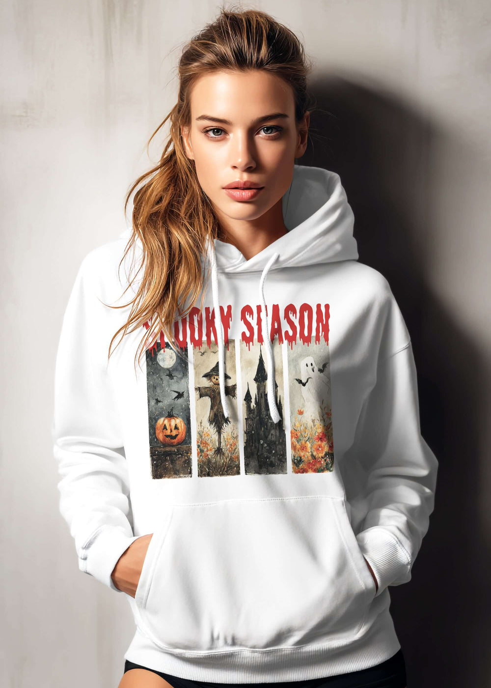 Spooky Season Halloween Graphic Hoodie, Hoodies, $ 48.00, A Moment Of Now™