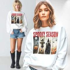Spooky Season Halloween Graphic Sweatshirt, Sweatshirts, $ 38.00, A Moment Of Now™