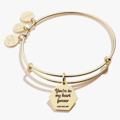 Stepmom 'You're In My Heart Forever' Charm Bangle | Boutique In USA, Bracelets, $ 2.90, A Moment Of Now™