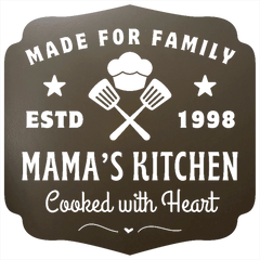 Personalized Mama’s Kitchen Metal Wall Art | Unique Gift, Metal Signs, $ 62.95, A Moment Of Now™