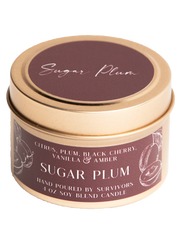 Sugar Plum Tin Candle