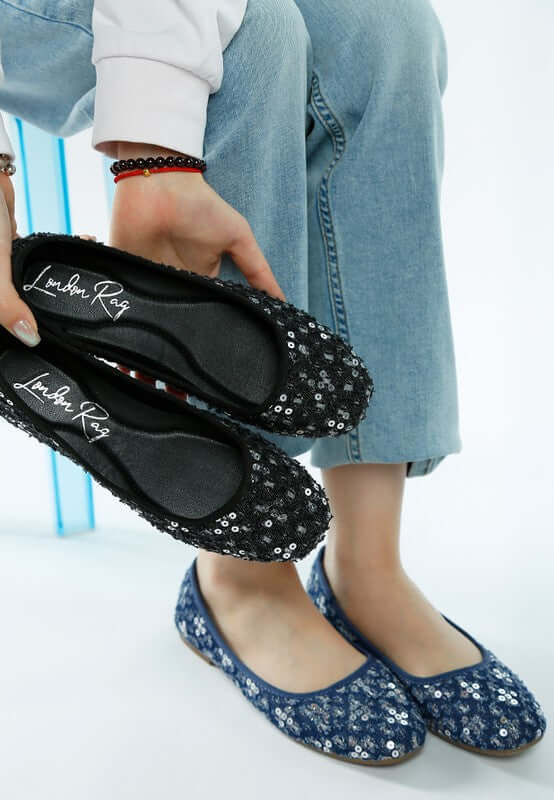 Sujet Sequin Ballet Flats - Dazzling Comfort, Flats, $ 55.00, A Moment Of Now™
