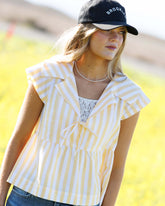 Sunshine Stripe Top, Tops, $ 50.00, A Moment Of Now™