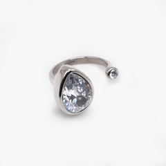 Teardrop Crystal Ring, Rings, $ 38.00, A Moment Of Now™