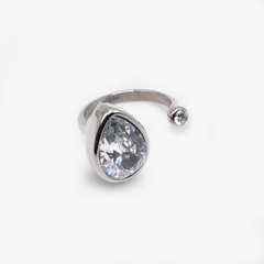 Teardrop Crystal Ring | Boutique In USA, Rings, $ 38.00, A Moment Of Now™