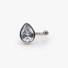 Teardrop Crystal Ring | Boutique In USA, Rings, $ 38.00, A Moment Of Now™