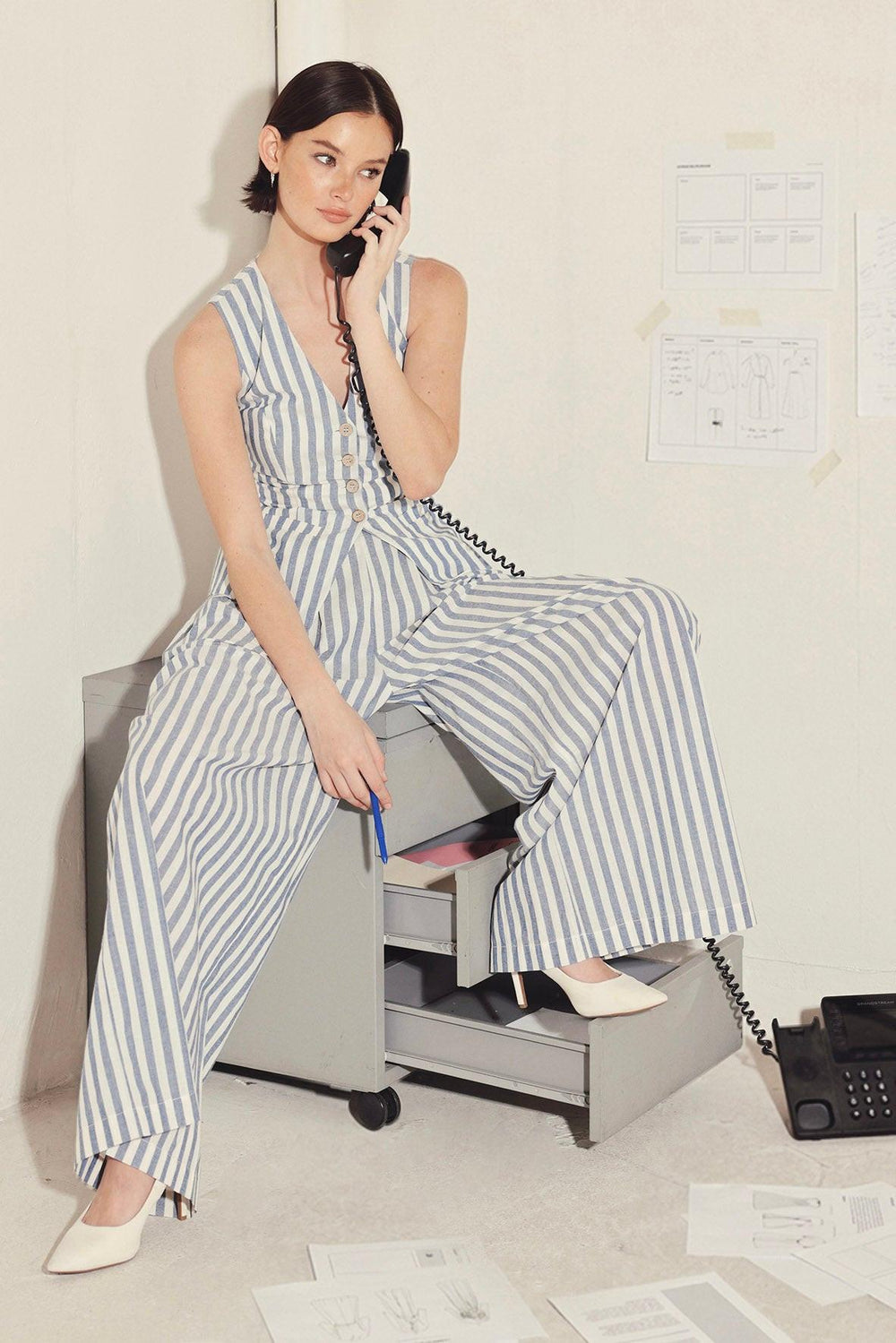 Ocean Drive Rhythm Woven Vest, TOPS, $ 56.00, A Moment Of Now™