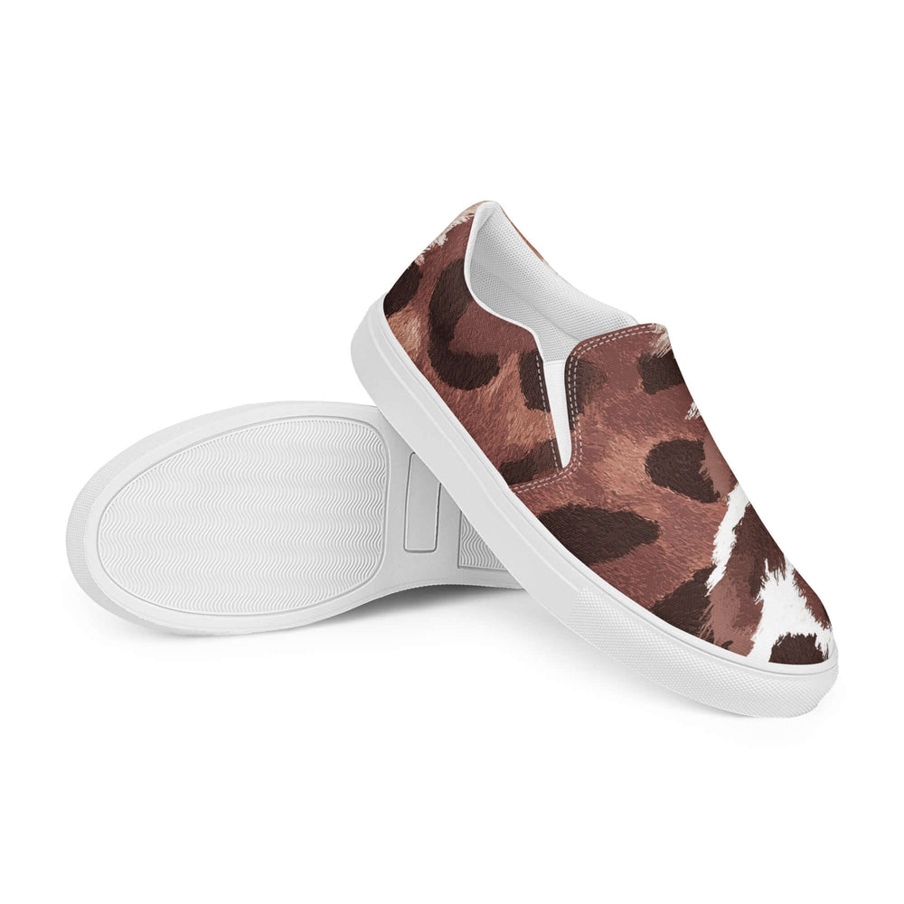 Torino Chic Animal Print Slip-On Sneakers Canvas Shoes | Boutique In USA, Sneakers, $ 65.00, A Moment Of Now™