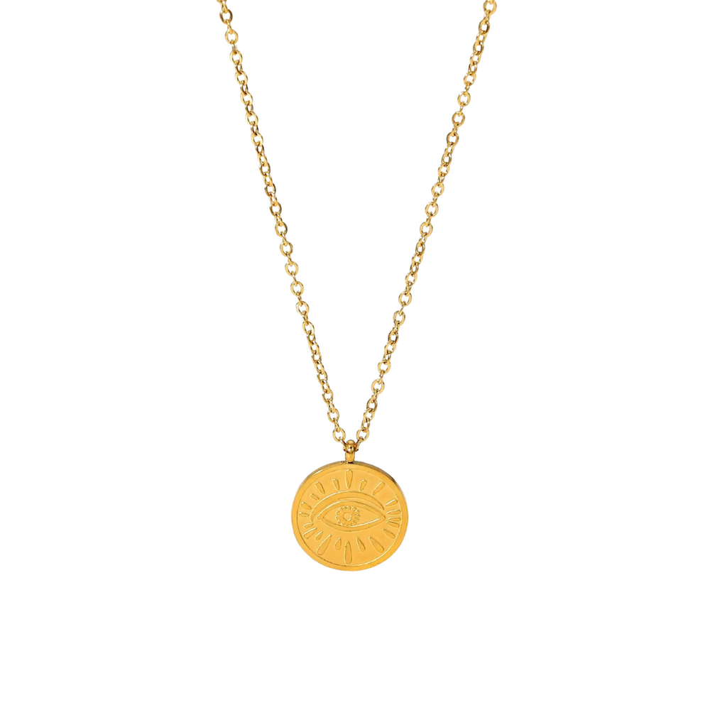 Kiki Evil Eye Necklace, Necklaces, $ 31.50, A Moment Of Now™