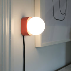 Iota Ceramic Wall Sconce Lamp with Glass Globe | Handmade in USA, Lamps, $ 249.00, A Moment Of Now™