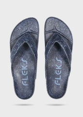 West Beach Flip Flop - Deep Blue Sea | Sustainable Comfort Sandals, Flip Flops, $ 85.00, A Moment Of Now™