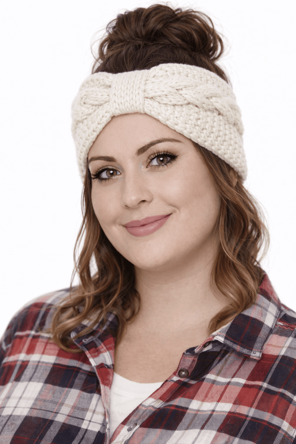 Winter Crochet Bow Twisted Headband | Boutique In USA, Headbands, $ 15.00, A Moment Of Now™