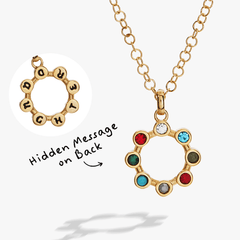 Daughter Hidden Message Acrostic Necklace | Boutique In USA, Necklaces, $ 9.90, A Moment Of Now™