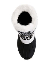 Capucine Fur Collar Winter Boots | Stylish & Sturdy, Boots, $ 75.00, A Moment Of Now™