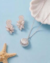 Salt + Sea Pearl Statement Earrings, Earrings, $ 44.00, A Moment Of Now™
