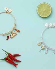 'Tacotarian' Multi Charm Bangle, Bracelets, $ 38.00, A Moment Of Now™