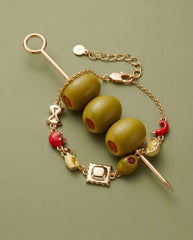 Pasta Girl Linear Bracelet, Bracelets, $ 48.00, A Moment Of Now™