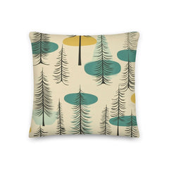 Christmas Tree Pattern Premium Throw Pillow - Cozy Decor, Throw Pillows, $ 55.00, A Moment Of Now™