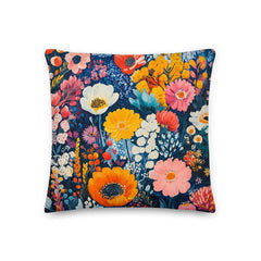 Novella Abstract Floral Throw Pillow – Chic & Modern Decorative Accent | Boutique In USA, Throw Pillows, $ 68.00, A Moment Of Now™