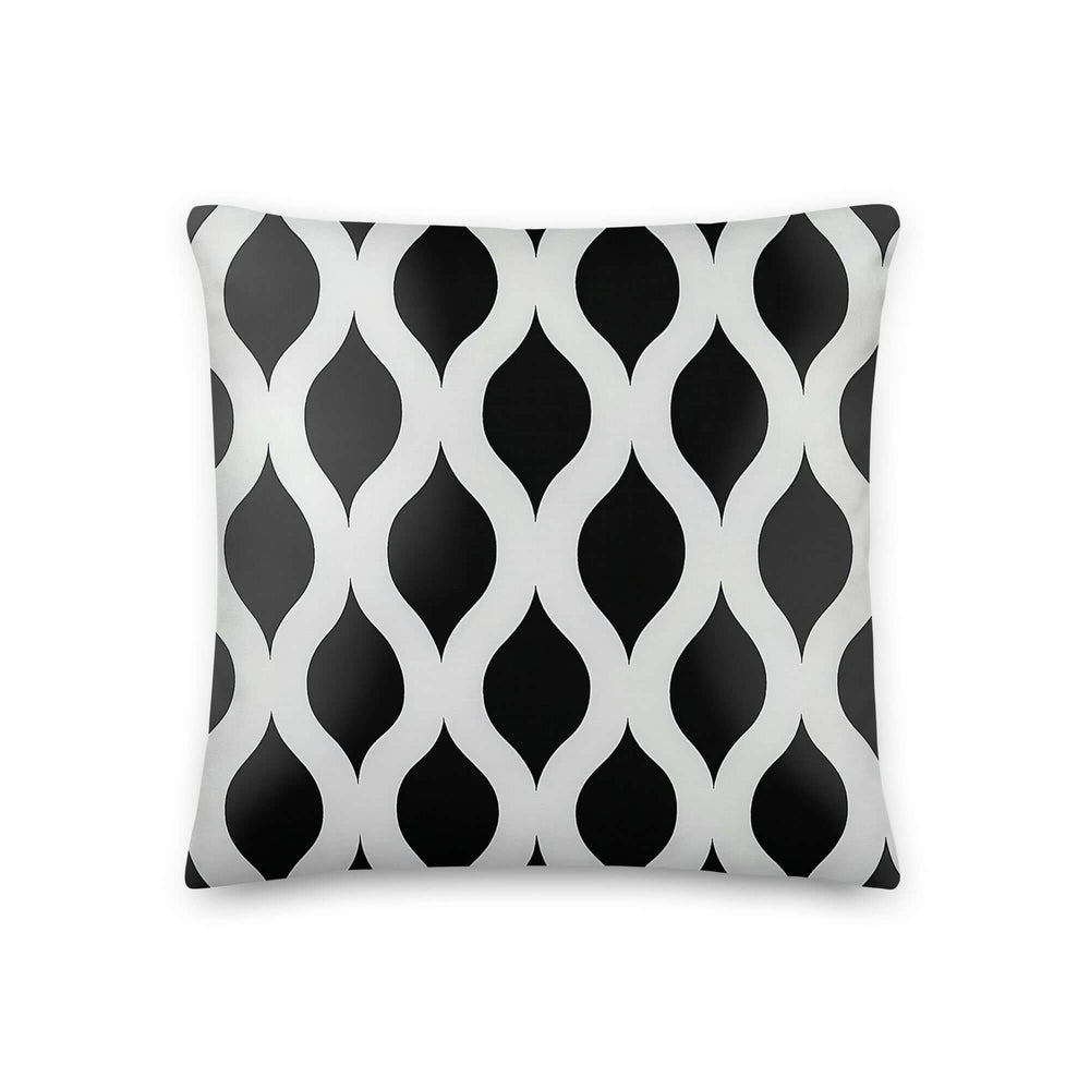 Black and White Abstract Modern Geometric Decorative Throw Pillow | Boutique In USA, Throw Pillows, $ 64.00, A Moment Of Now™