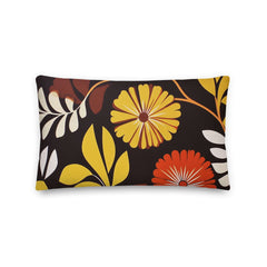 Marvista Mid-Century Style Floral Pattern Throw Pillow Pillow Cushion | Boutique In USA, Throw Pillows, $ 55.00, A Moment Of Now™