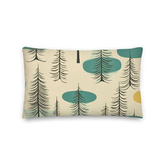 Christmas Tree Pattern Premium Throw Pillow - Cozy Decor, Throw Pillows, $ 55.00, A Moment Of Now™