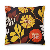 Marvista Mid-Century Floral Pattern Throw Pillow, Throw Pillows, $ 55.00, A Moment Of Now™