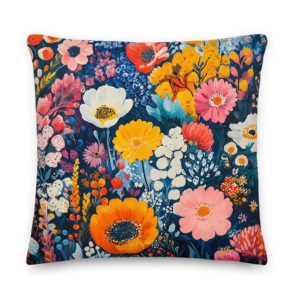 Novella Abstract Floral Throw Pillow - Chic & Modern Accent, Throw Pillows, $ 68.00, A Moment Of Now™